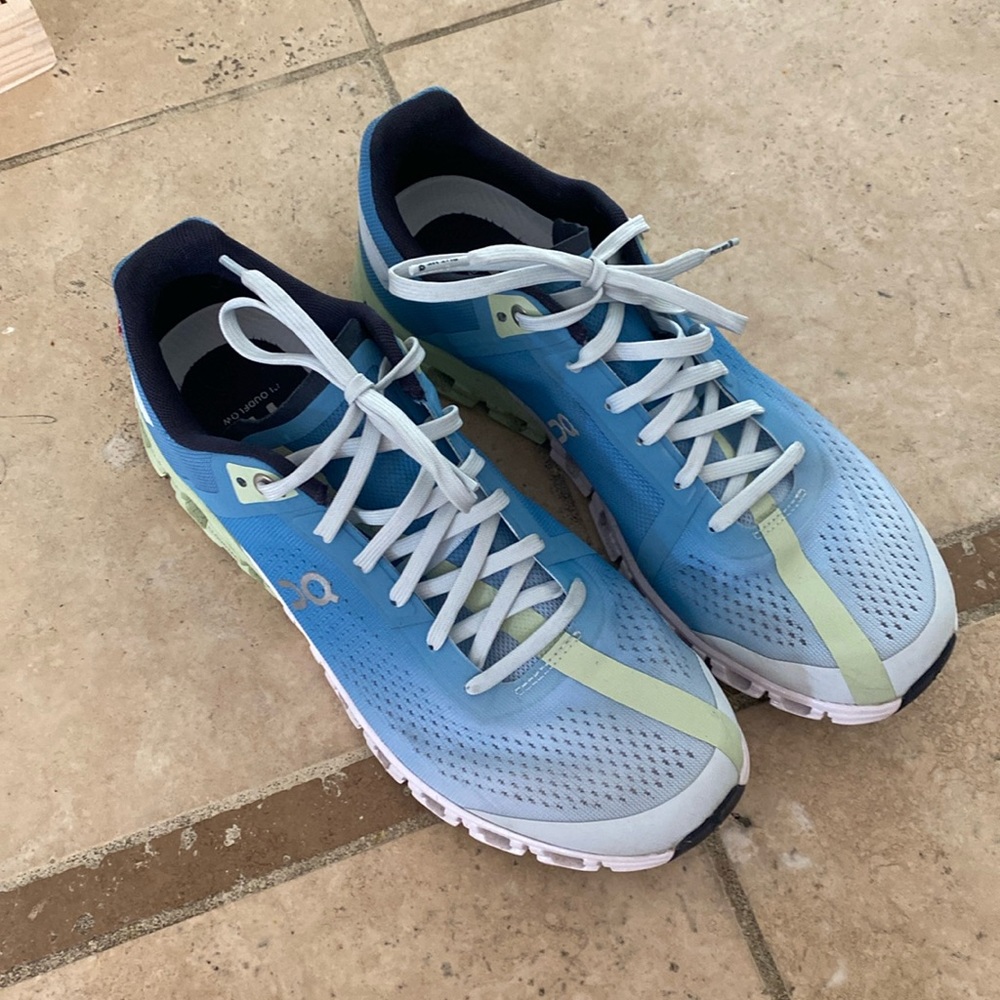 On cloud shoes